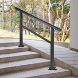 Handrail Outdoor Stairs 47.6 X 35.2 Inch Outdoor Handrail Outdoor Stair Railing Adjustable from 0 to V952-LZLTFSDHGLZHSKD01V0