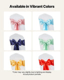 Stretch Spandex Chair Sashes Bows, Fitting Wedding, Holiday, Banquet, Party, Celebration Chair V767-VVR-YTZSDJS50PCS79W25V0