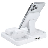 3 in 1 LCD Digital Alarm Clock with Phone Earphone Wireless Charger USB Powered for Home Office V1294-YM0523-3115210213311