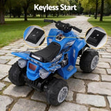Rigo Kids Ride On Car ATV Quad Motorbike Electric Outdoor Toys 12V Blue RCAR-ATV-XL-BU