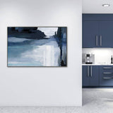 Baby Blue Framed Canvas 120x80cm V637-E592400
