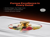 Chafing Dish Buffet Set, 4 Qt 2 Pack, Stainless Steel Chafer with 4 Half Size Pans, Rectangle V952-ZFXBXGBLSTGKPIZUVV0