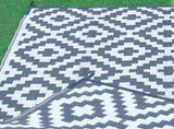 Outdoor Area Carpet PP Woven Waterproof Non Slip Breathable UV Proof RV Rug for Patio Garden Beach V1294-YM0901-3117240227611