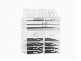 Embellir Makeup Organizer Acrylic Cosmetic Organizer Storage Box Jewellery Holder CASE-STAND-PLS-12DRAWER-TP