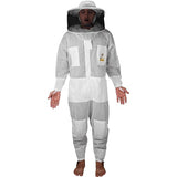 OZBee Premium Full Suit 3 Layer Mesh Ultra Cool Ventilated Round Head Beekeeping Protective Gear V122-OZP-102