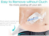 25 PCS Large Waterproof Shower Bandages - 10x12" Transparent Adhesive Film, Second Skin for Surgery, V1370-AZ4-17790