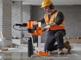 Diamond Core Drilling Machine, 200 mm Drilling Diameter, 2-in-1 Handheld & Stand-Mount Dry and Wet V952-SCJGSZKJ4YC4R55DJ001V3