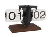 Flip Desk Clock Retro Large Number Mechanical Automatic Flip Clock for Living Room Home Office V1294-YM0901-3115250023911