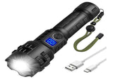Powerful Pocket Flashlight Super Bright Waterproof Handheld Torch Rechargeable V1263-JX-4298