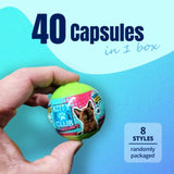 40X Kitty Club Sweet Heart Cat Toy Capsules 50mm Collectible Gacha w Display Box V274-TOY-KN-IGT-PC028-50
