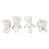 Cute Succulent Pot Small Decorative Vivid Funny Plant Pot for Home Balcony Garden Office 4pcs V1294-YM0901-3115240013211