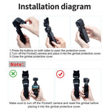 STARTRC Gimbal Protective Cover for DJI Osmo Pocket 3 Creator Combo, Anti-Fall Storage Handheld V413-ST-1139099