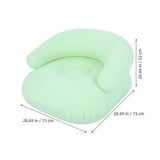 Portable Inflatable Travel Couch with Soft Flocked and High-Strength Material for Outdoor Use V1369-AZ3-W-19330