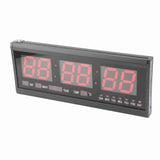 Large Digital LED Wall Timer Battery Clock With Calendar Temperature V1294-YM0901-09EXJ45201