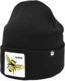 Goorin Buzzed Beanie Hat Warm Winter Ski Animal Series - Black V563-107-0216-BLK