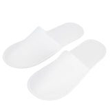 50 Pair White Disposable Slippers Hotel Slippers Anti Slip Spa Centre Travel Slippers for Outdoor V1294-YM0523-3112220003011