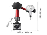 Dial Test Indicator with Universal Magnetic Base and Storage Case, 0.01 mm Accuracy, 0-0.76 mm V952-NJCLGJGGBFBWG49MA001V0