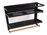 Magnetic Fridge Spice Rack Foldable Multifunctional Adjustable Durable Refrigerator Side Shelf for V1294-YM0706-3118230257411