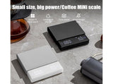 Mini Coffee Scale with Timer, 2kg/0.1g Accurate 3 Modes Type-C Rechargeable Portable Digital Scale V1263-JX-2433