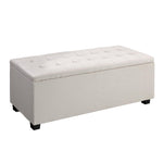 Artiss Storage Ottoman Blanket Box 97cm Linen Beige OTM-L2-LINEN-BEIGE