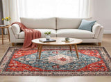 Artiss Floor Rug 160X230cm Large Washable Area Rug Modern Living Room Carpet Mat FLR-4217-160X230-RD