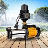 Giantz Garden Water Pump High Pressure 2500W Multi Stage Tank Rain Irrigation Black PUMP-ST5-25-OG-TPC