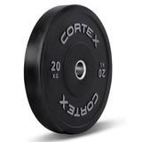 CORTEX 70kg Black Series V2 Rubber Olympic Bumper Plate Set 50mm V420-CSWP-OBPV2ST-A