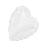 2PCS Propagation Vases Heart Shaped Glass Desktop Planter Plant Propagation Station for Small V1294-YM0901-3115260004711