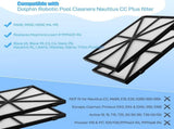 Ultra ine Cartridge ilter Replacement or Dolphin Nautilus CC Plus, M200 / M400 / M500 Robotic Pool V1259-DP01-F-350