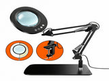 Professional 10X Magnifying Desk Lamp with Adjustable Swing Arm, 5 Color Modes & 10 Brightness V1341-ZY-YHY6KNXN-SQUAREBASE