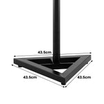 Karrera Adjustable Floor Speaker Stand Surround Sound - Black STD-SPK