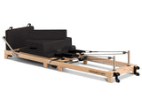 Powertrain Selina Pilates Reformer Machine Wooden Folding Multifunctional Home Gym PLT-JYI-F2W-BK