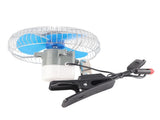 12V 25W Mini Portable Auto Vehicle Clip On Cooling Oscillating Fan for Car Truck Dashboard V1294-YM0722-JYB02166