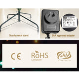 Jingle Jollys 1.2m Christmas Tree Optic Fibre LED Xmas tree Multi Colour XM-TR-LED-4F-GR