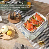BUYDEEM Double Tier 10L Electric One Touch Digital Multifunctional Food Steamer V943-G56