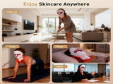 Red Light Therapy Mask for Face and Neck, LED Light Therapy Masks, USB-C Rechargeable, Facial V1107-110-63876