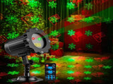 Christmas Projector Light 10 Patterns LED Projection Lights with Remote Red and Green Star Show for V1294-YM0901-L6720