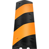 Rubber Speed Bump, 2 Pack 2 Channel Speed Bump Hump, 42" Long Modular Speed Bump Rated 22000 LBS V952-YCZDLCG402PCS1S6RV0