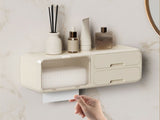 Drill Free Bathroom Tissue Storage Box Waterproof Bathroom Toilet Holder Wall Mounted Toilet V1294-YM0710-3112230082011