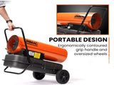 UNIMAC 30KW Portable Industrial Diesel Direct Forced Air Space Heater, Commercial Grade for V219-UMDHVP04A