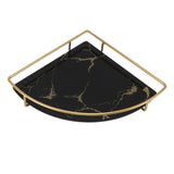 Bathroom Storage Tray Light Luxury Decorative Golden Texture Triangle Bathroom Organiser Tray for V1294-YM0710-3112230084211