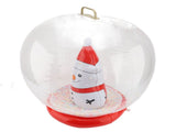 Xmas Inflatable Ornament Ball 23.6 Inch PVC LED Light Up Xmas Snowmen Blow Up Ball Outdoor V1294-YM0901-3111240281611