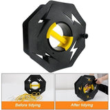 Robust Cable Black, Camping Cables Christmas Garlands Empty Holder for Connection Cables Rotary V1237-MS-626-465