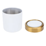 Desktop Trash Can Stainless Steel Stylish Desktop Waste Basket Small Garbage Can with Lid for Living V1294-YM0901-3117240307912