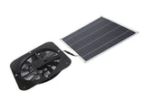 Solar Panel Fan Kit Solar Exhaust Fan 100W Solar Powered Panel with 10inch Round Fan for Greenhouse V1294-YM0706-3114230113611