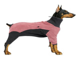 Dog Fleece Jacket Winter Warm Turtleneck Pet Coat Pink - 3XL V1263-JX-7861-8