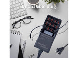 60W 12-Port USB Charging Station for Multiple Devices, Apple & More V1263-JX-4999
