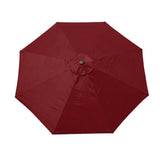Patio Umbrella Replacement Canopy 9.84ft 8 Ribs Outdoor Patio Umbrella Canopy Cover for Backyard V1294-YM0901-210414QY01-1