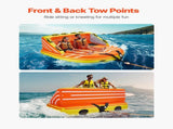 Towable for Boating, 1-3 Riders Inflatable Boats and Towables, 510lbs Water Sport Towable V952-CQTL2SFDX3R0W43OPV0