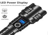 Powerful Pocket Flashlight Super Bright Waterproof Handheld Torch Rechargeable V1263-JX-4298